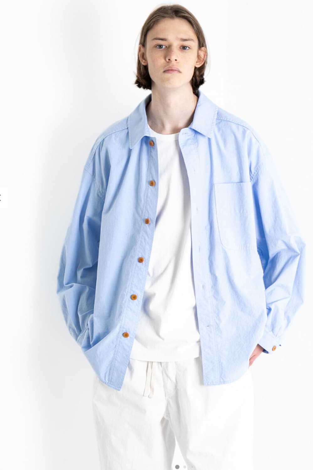 OXFORD CHAMBRAY SET UP SHIRT 상품이미지1
