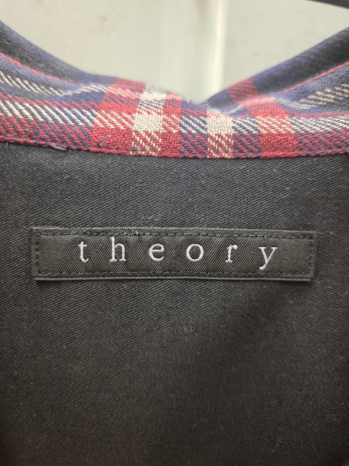 Theory 체크셔츠 레드 S 상품이미지4