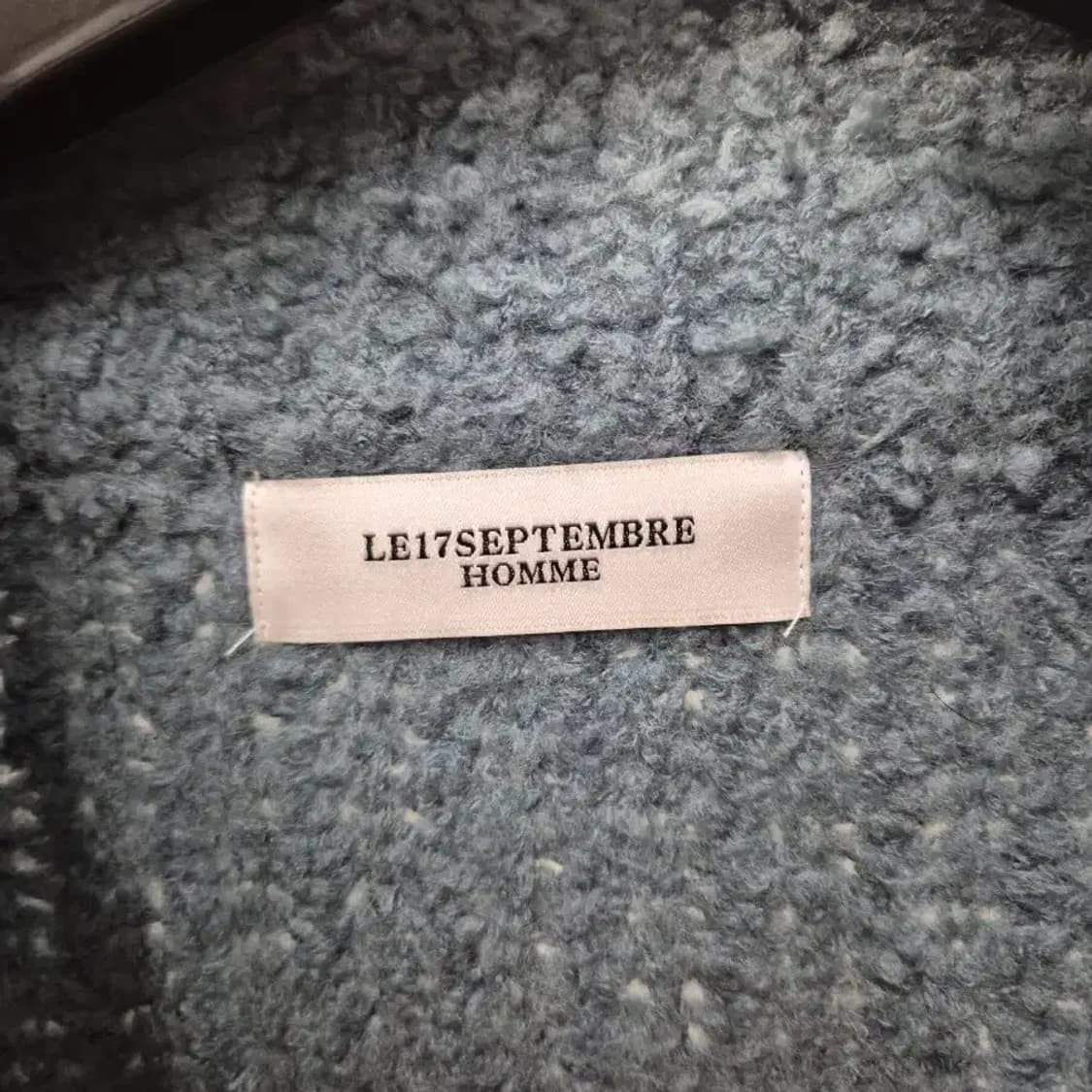 LE17SEPTEMBRE HOMME 블루 집업 자켓 50 상품이미지4