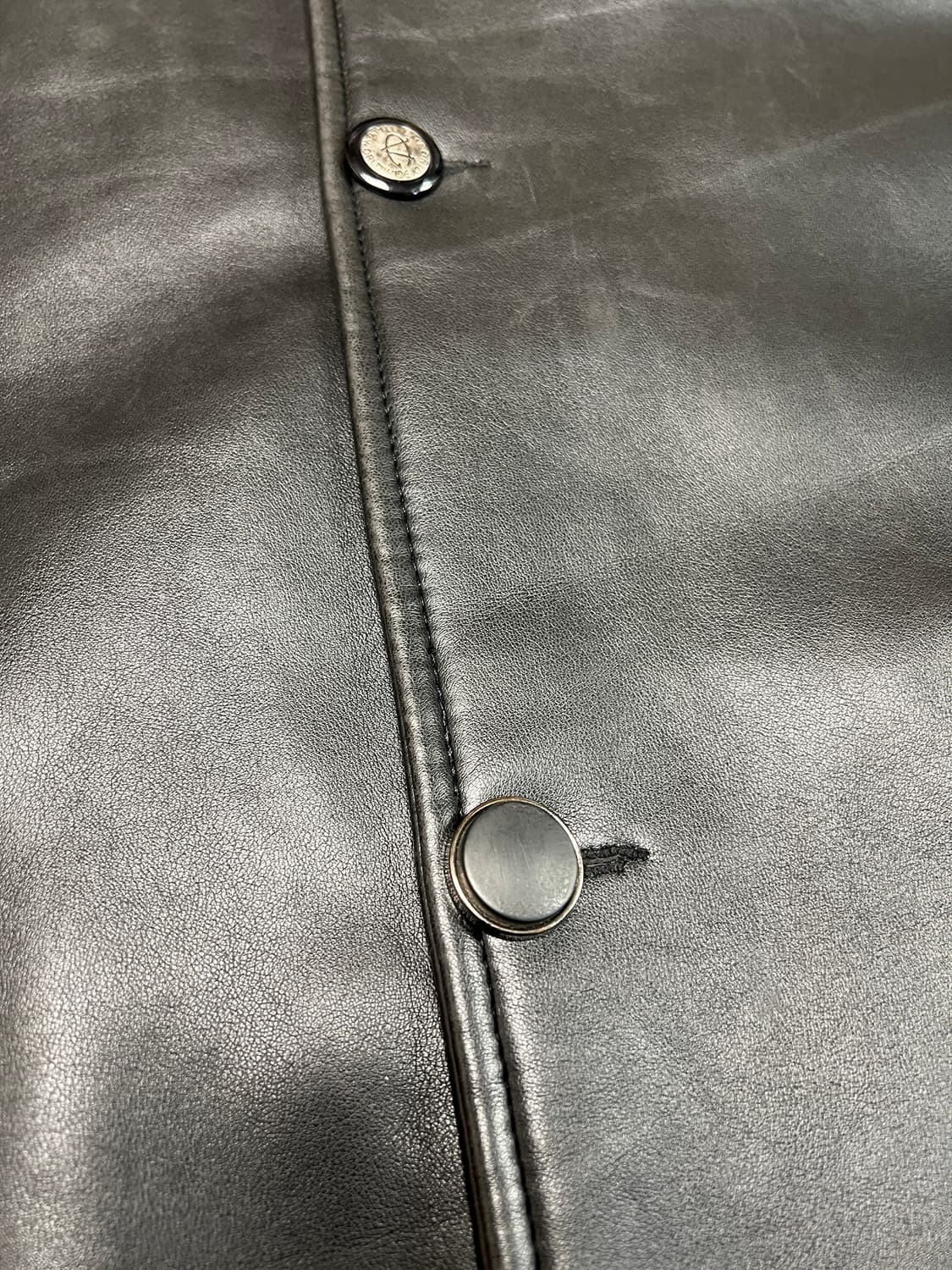 [XL] 엠포리오 빈티지 램스킨 카코트 가죽자켓 상품이미지4