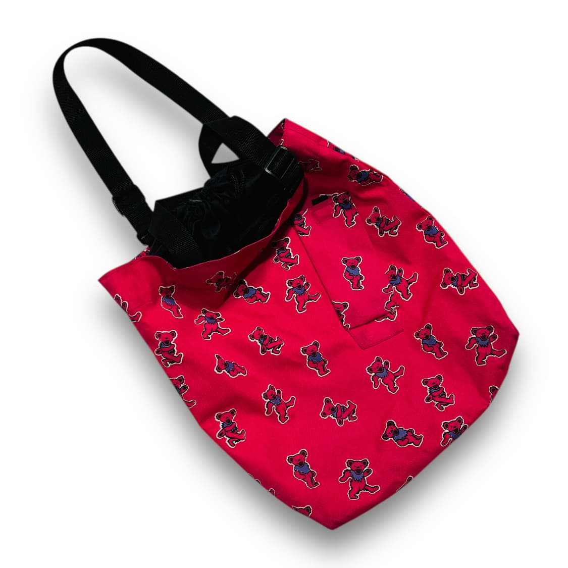 댄싱 베어 아트 핑크 빈티지 토드백 상품이미지2