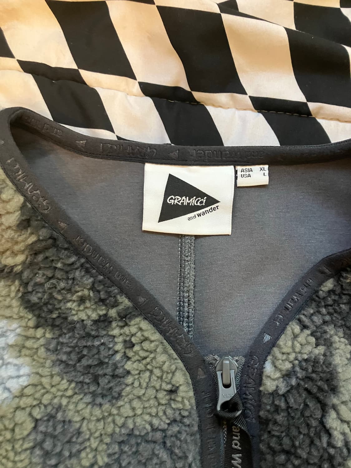 그라미치 앤드원더 카모 플리스 조끼 XL 상품이미지2