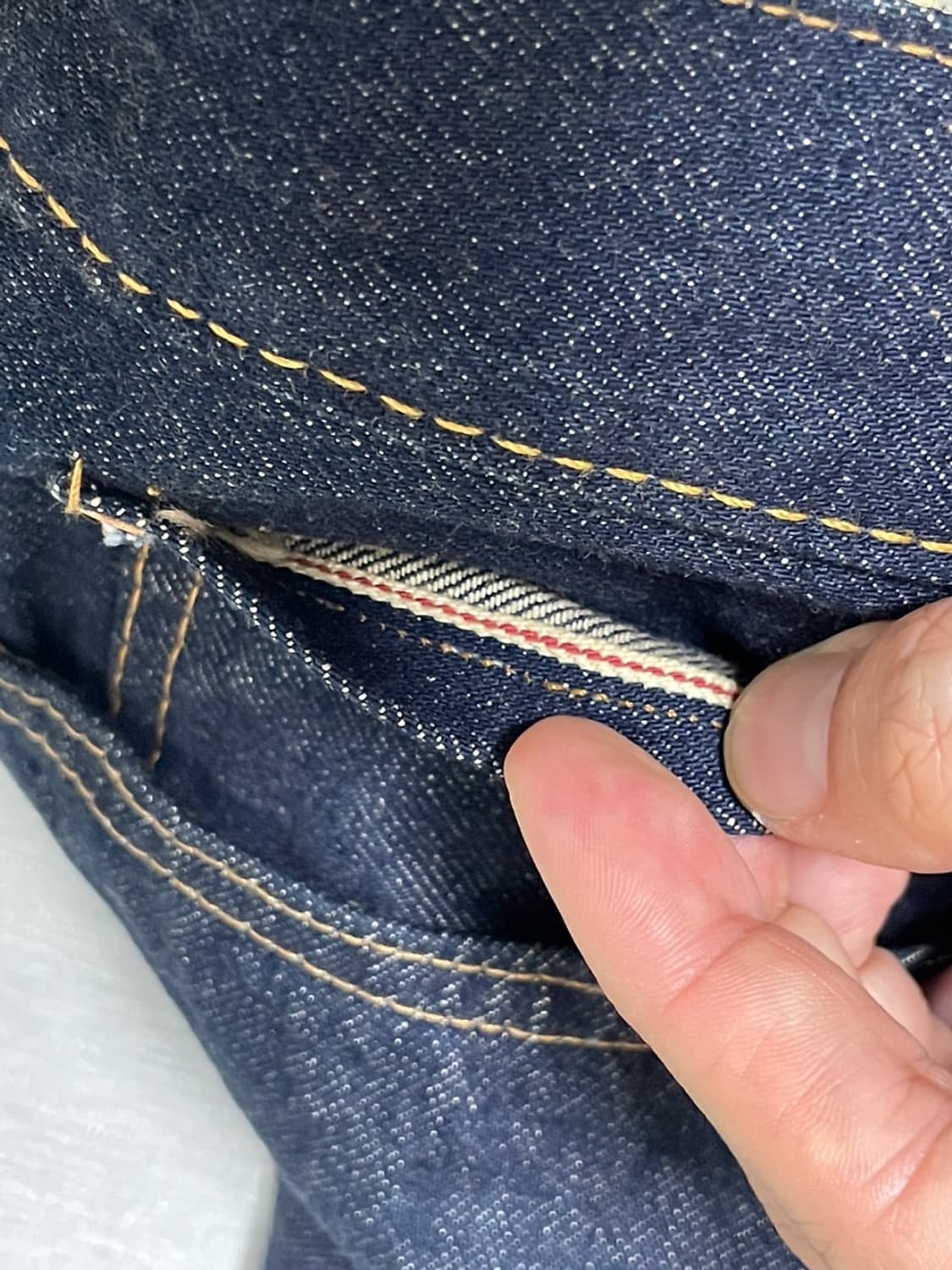 RRL 스트레이트핏 원스워시 셀비지진 상품이미지6