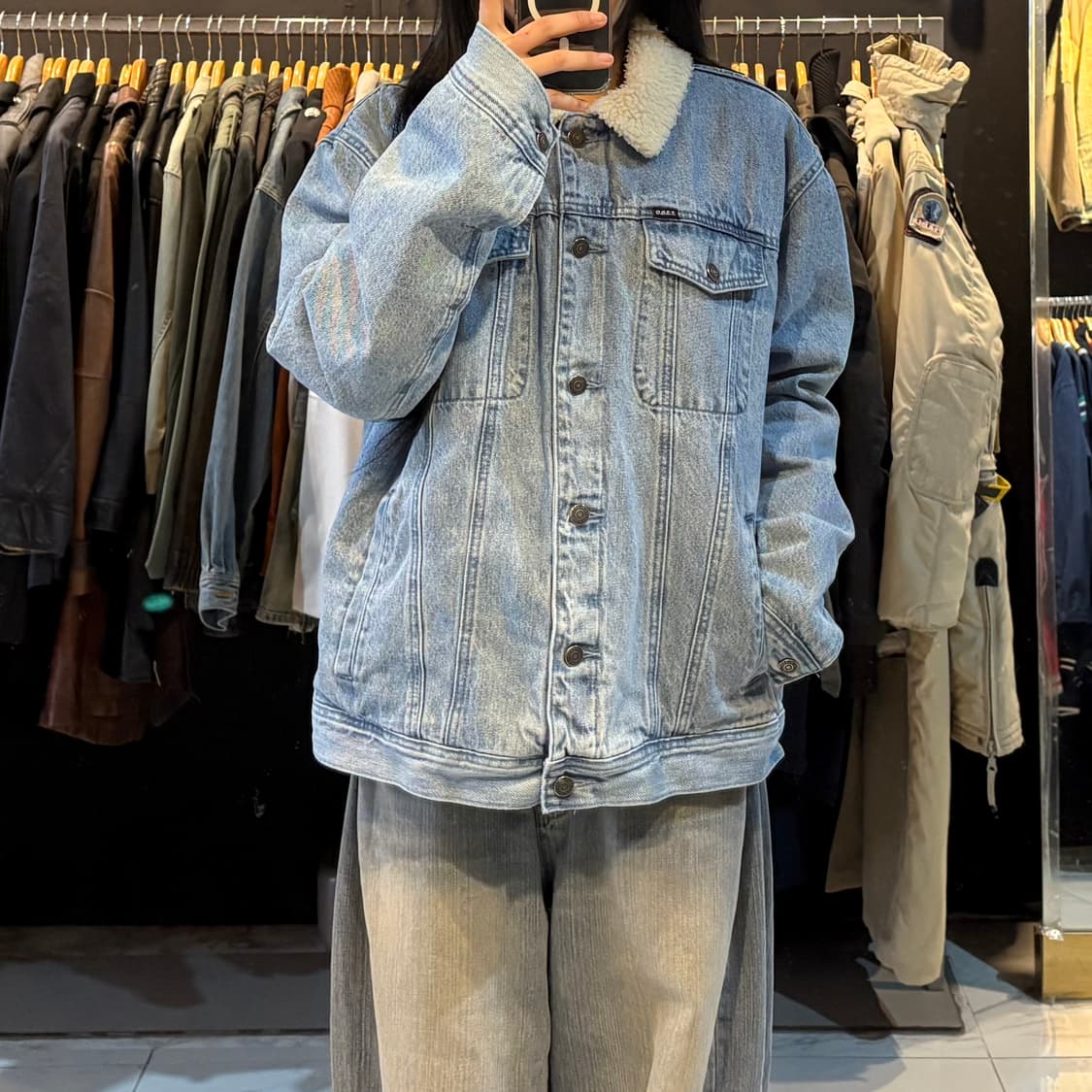 오베이 OBEY 오프 더 체인 데님 트리거 자켓 상품이미지2