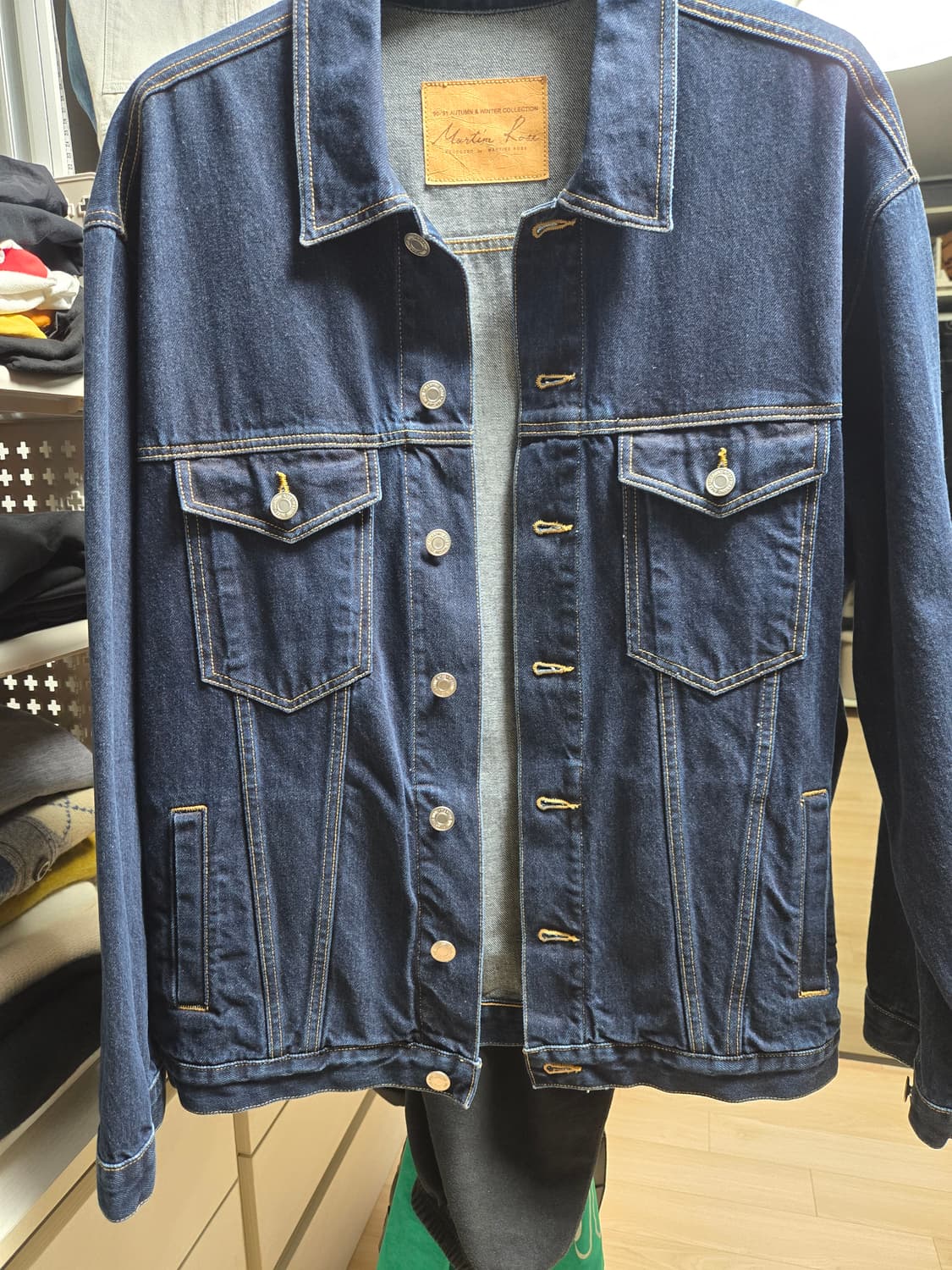 마틴로즈 오버사이즈 데님자켓 상품이미지1
