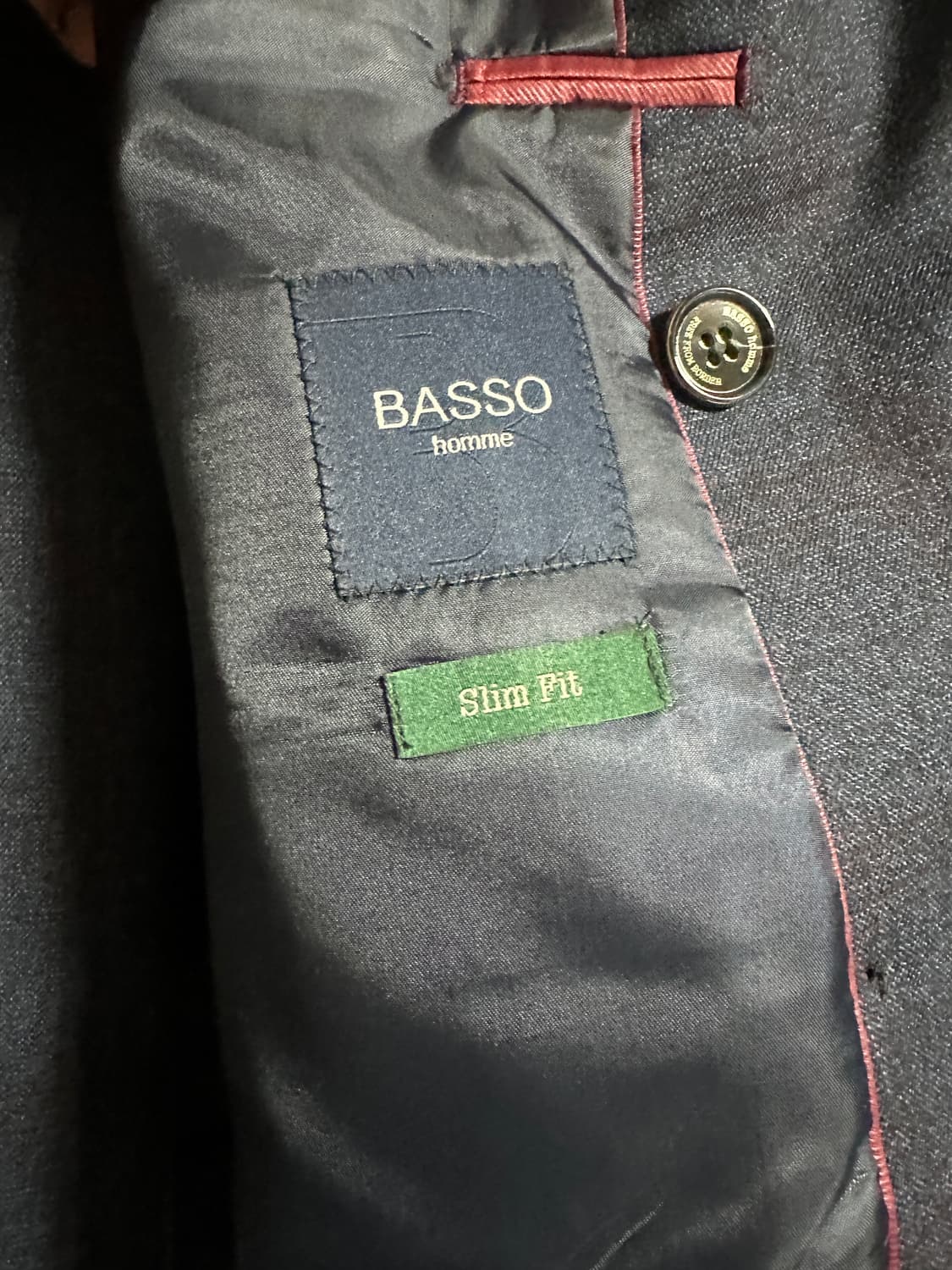 바쏘 옴므 더블 수트 (상하의 세트) 95 상품이미지4