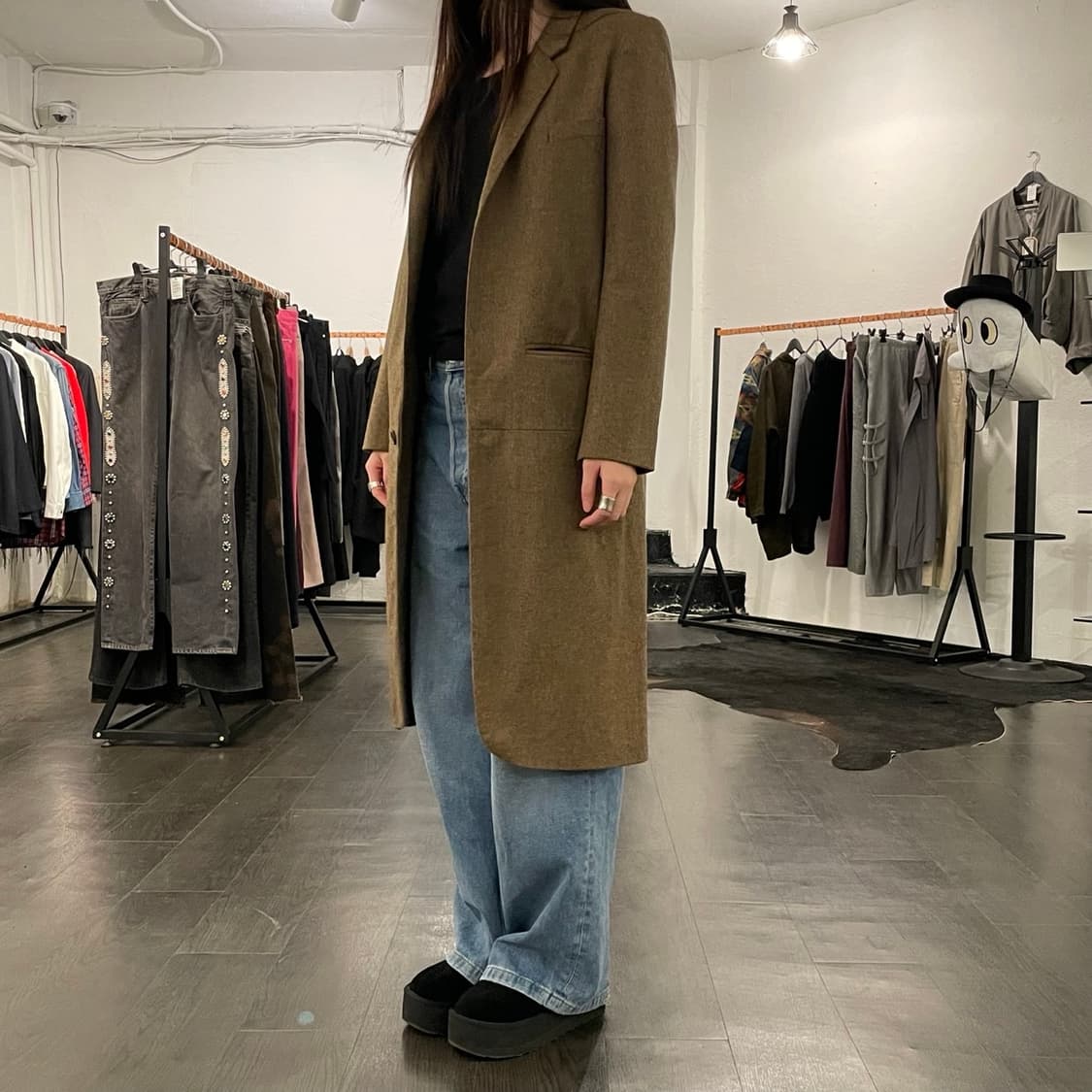 블레스 울 드레스 코트 상품이미지5