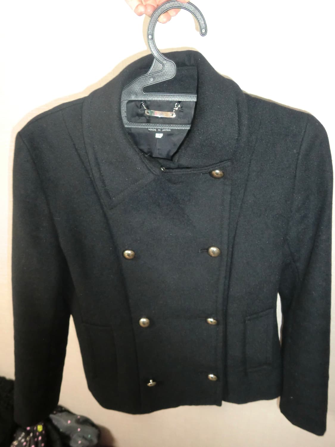 금장 버튼 숏코트 자켓 긱시크 펑크 빈티지 상품이미지2