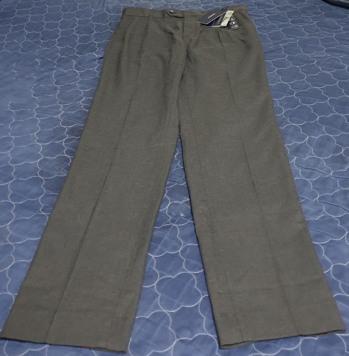 CREMEUX 반밴딩 테이퍼드 슬랙스 미디엄그레이 (30) 상품이미지1