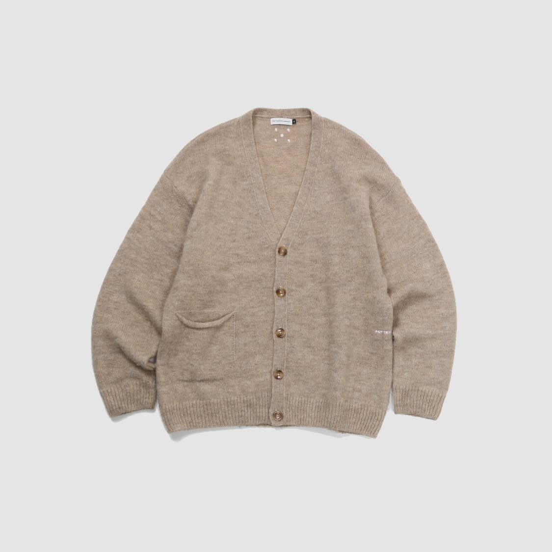 팝 트레이딩 컴퍼니 가디건 화이트 페퍼 컬러 상품이미지1