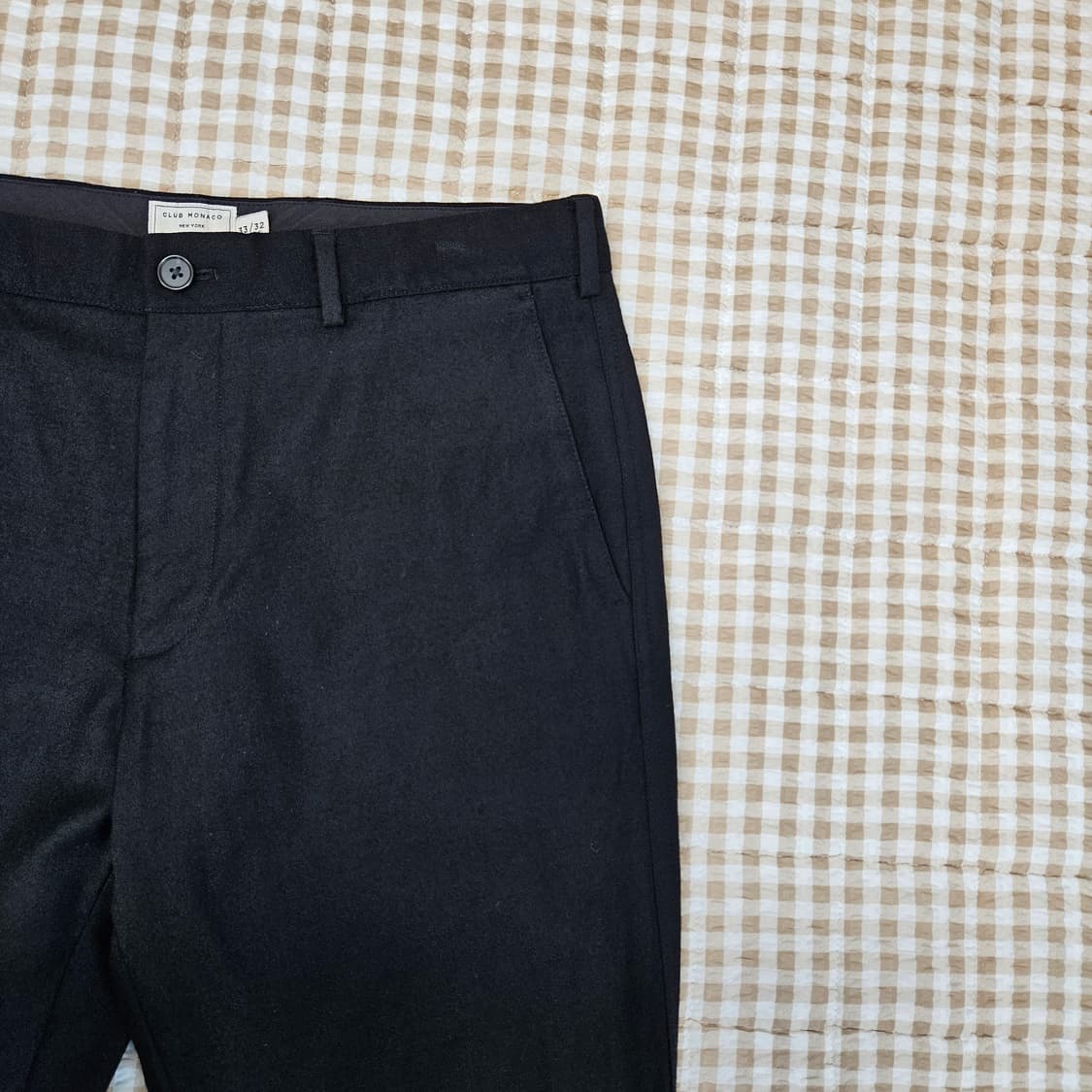 클럽모나코 울100 밴딩 조거팬츠 남자33 상품이미지3