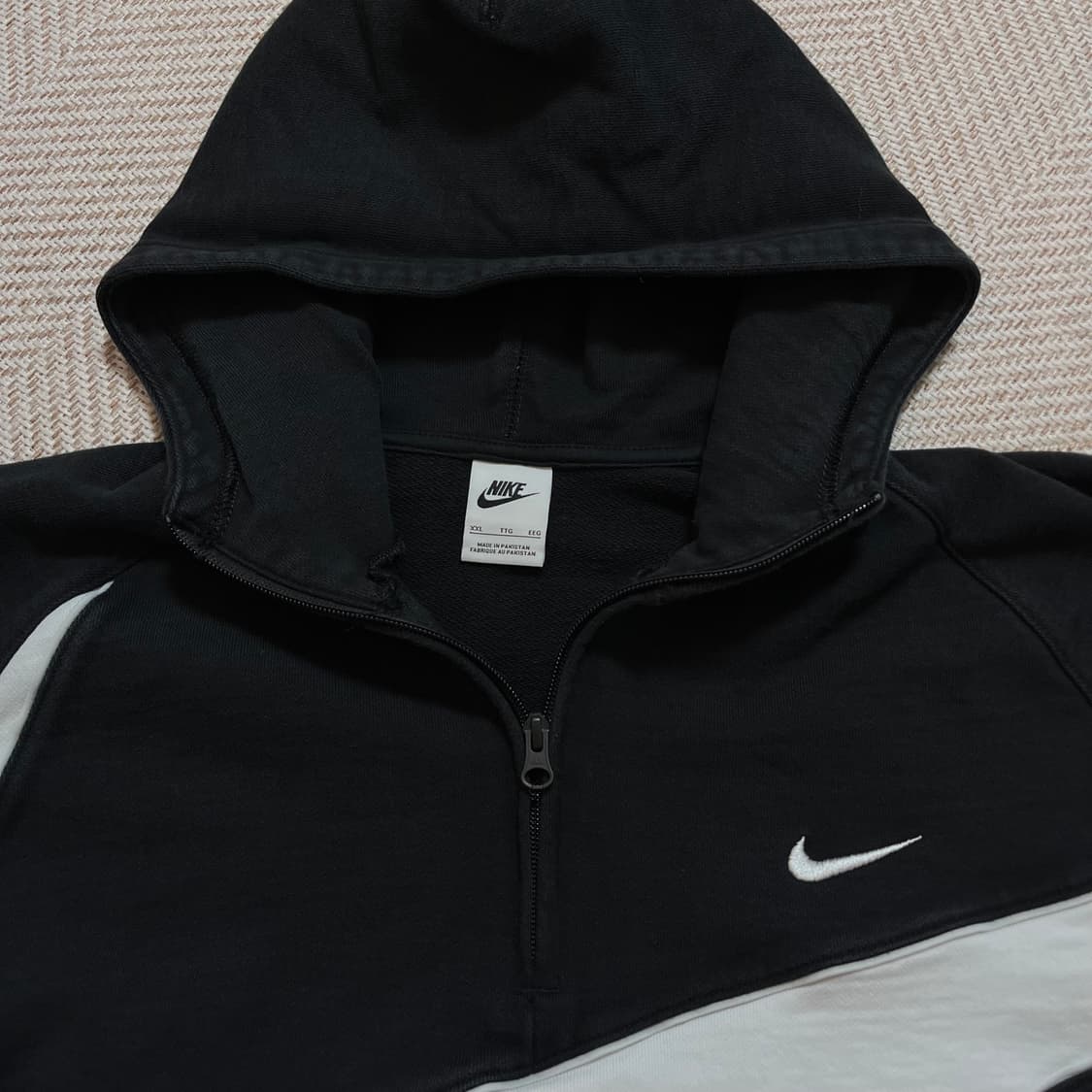 [정품] 나이키 블랙 빅스우시 두툼 후드 아노락 [ XXL ] 상품이미지4