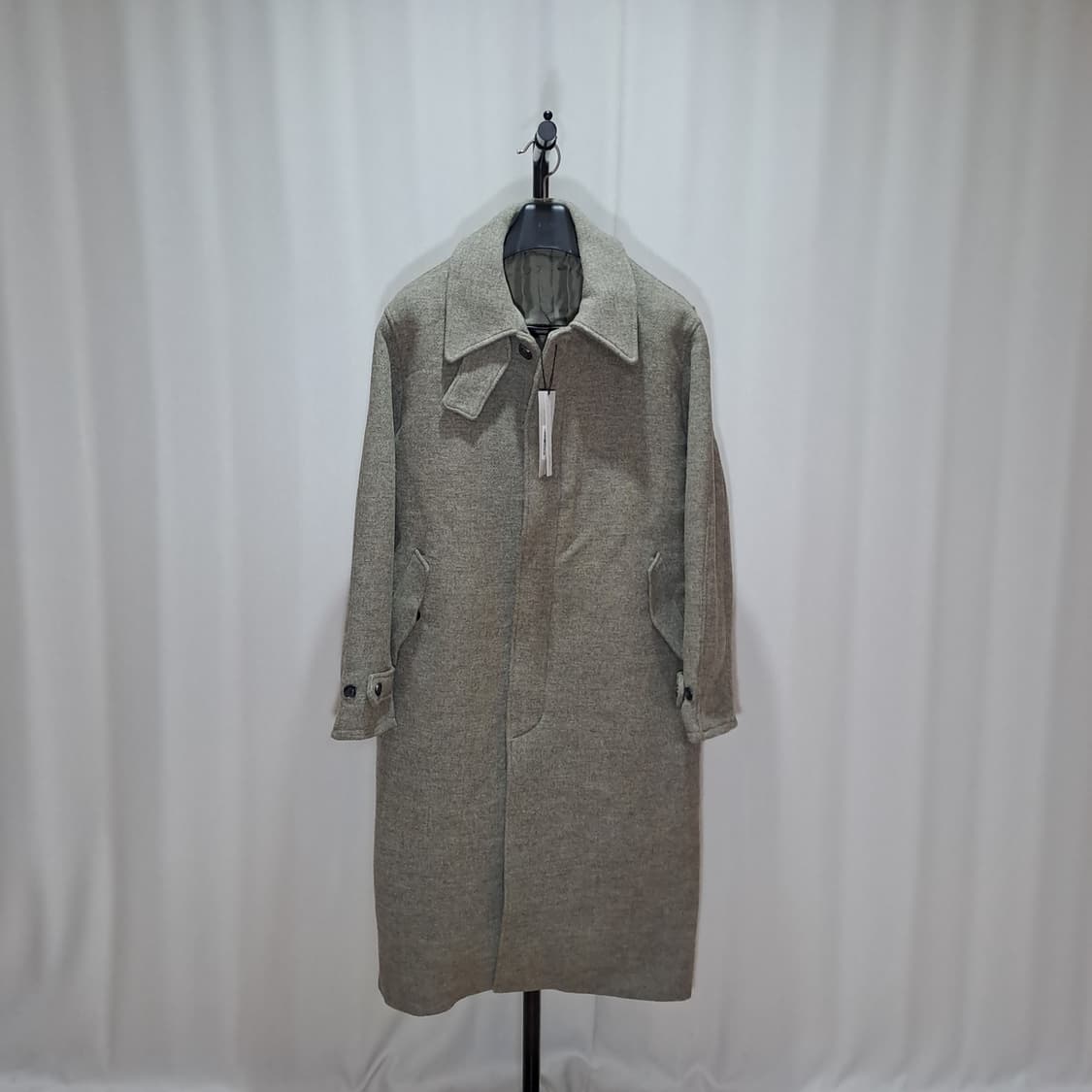 (새상품) LEMARD 르마드 울 발마칸 롱 코트 L B91 상품이미지1