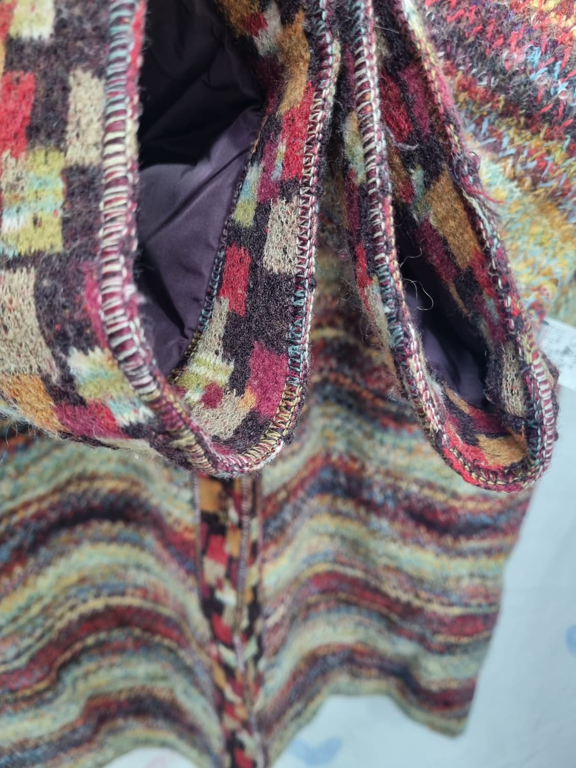 정품) 미쏘니  롱니트  머플러세트  상품이미지3