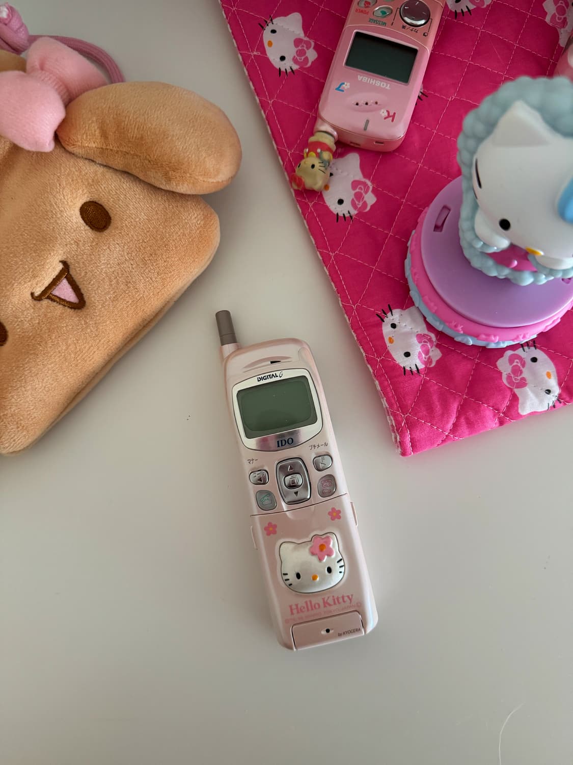 (3개 일괄) 고전 키티 갸루 목업폰 핸드폰 키티폰 일본 목업폰 상품이미지5