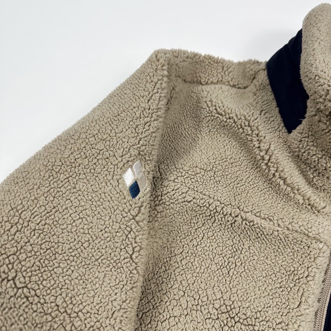 몽벨 마운틴 베이지 포켓 후리스 자켓 (M) 상품이미지5