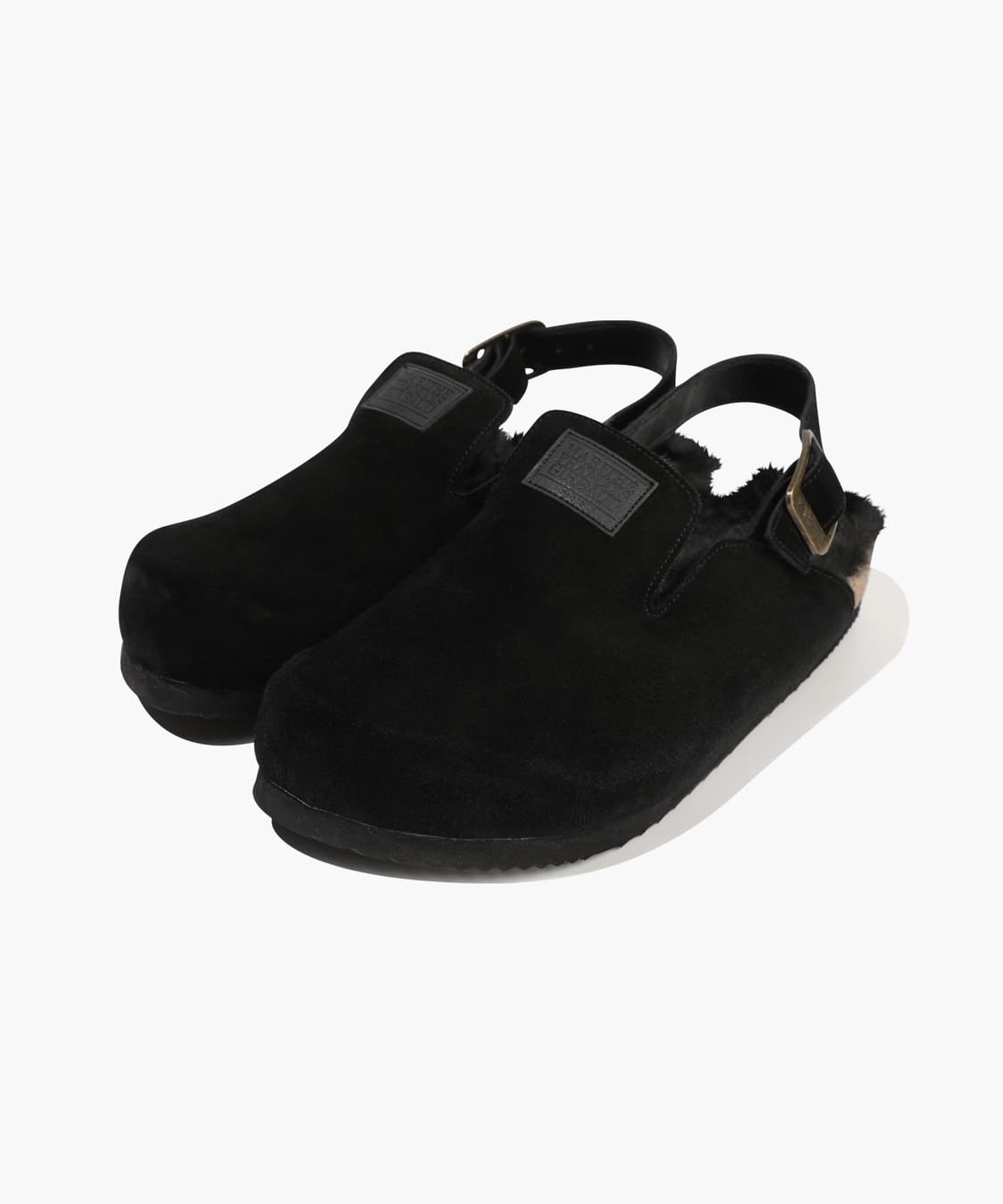 마리떼 스웨이드 스트랩 클로그 블랙 270 (새상품) 상품이미지1