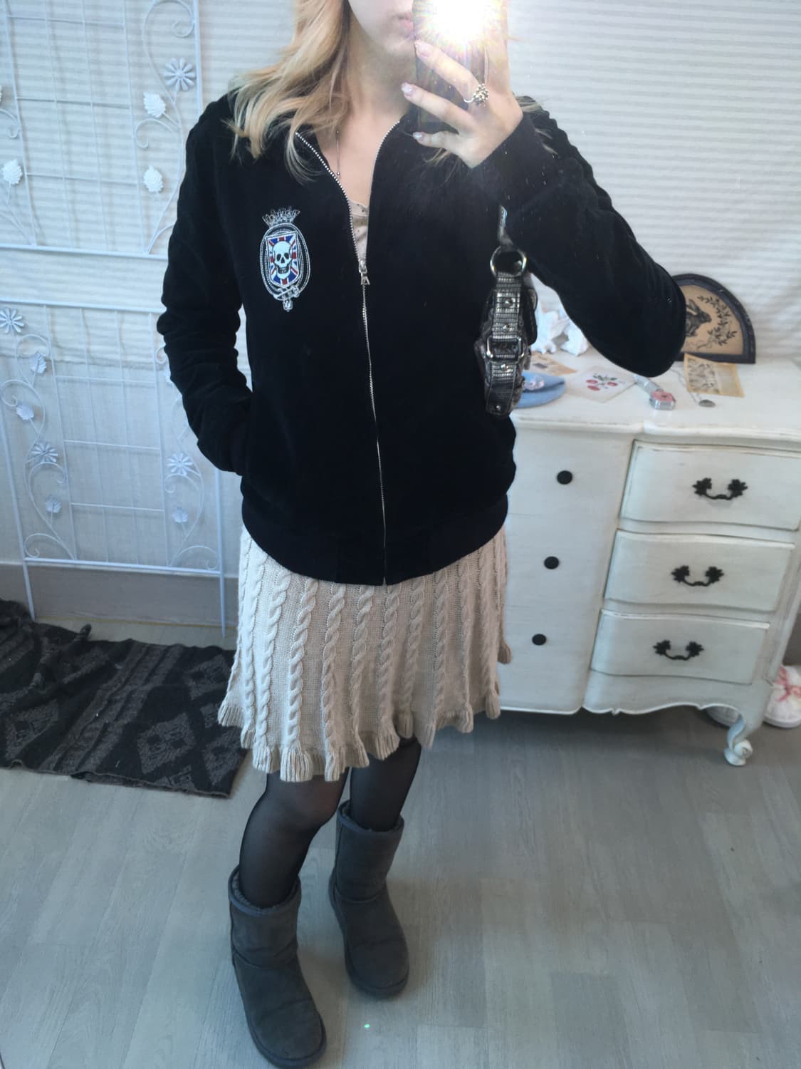 빈티지 히스테릭글래머 바이커 블루종 y2k 스트릿 갸루 펑키 일본빈티지 상품이미지2