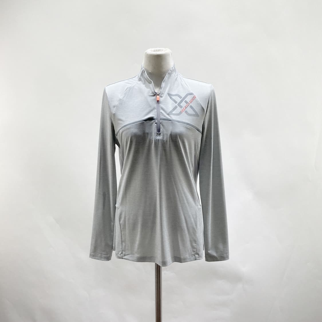 JDX 여성골프긴팔티셔츠 그레이 90 상품이미지1