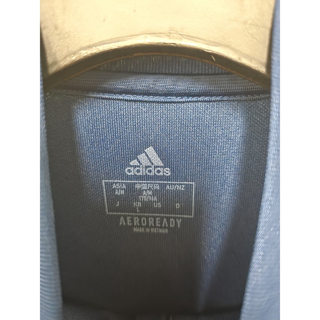 택포) 아디다스 네이비 하프집업 티셔츠 L 상품이미지2