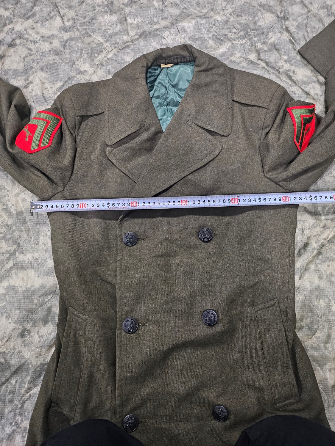 70s 미군오리지날 세이즈그린 울코트 상품이미지7