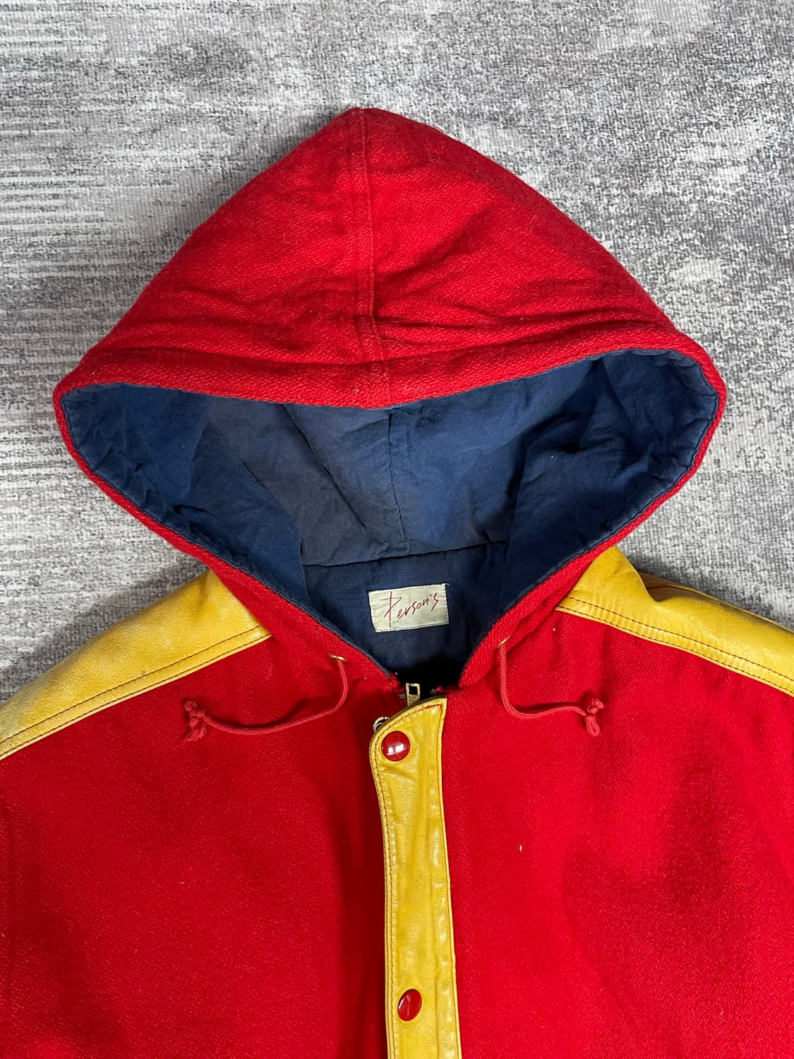 90s japan vintage 사이드레더암 바시티 상품이미지4