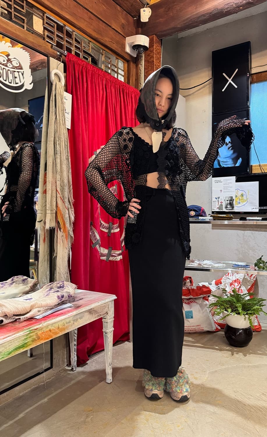 Moschino 90a Archive crochet cardigan 상품이미지3