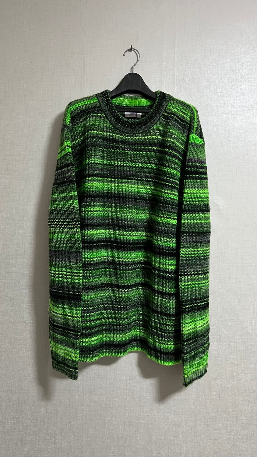 ERL 버진 그린 스웨터 상품이미지6