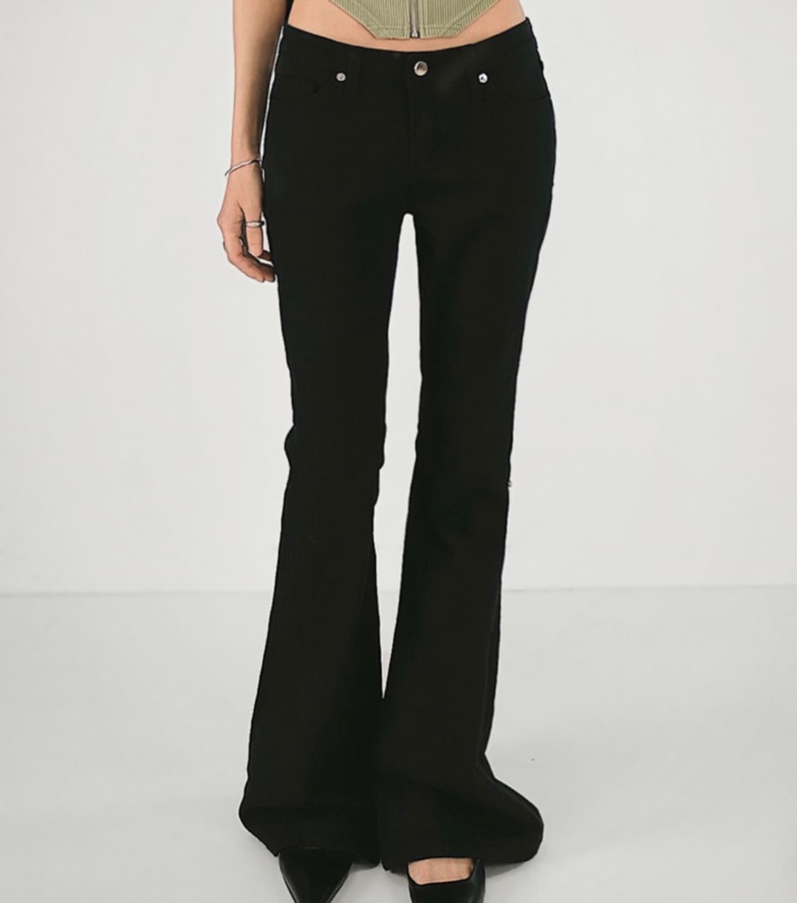 ootj 로우라이즈 부츠컷 팬츠 상품이미지2