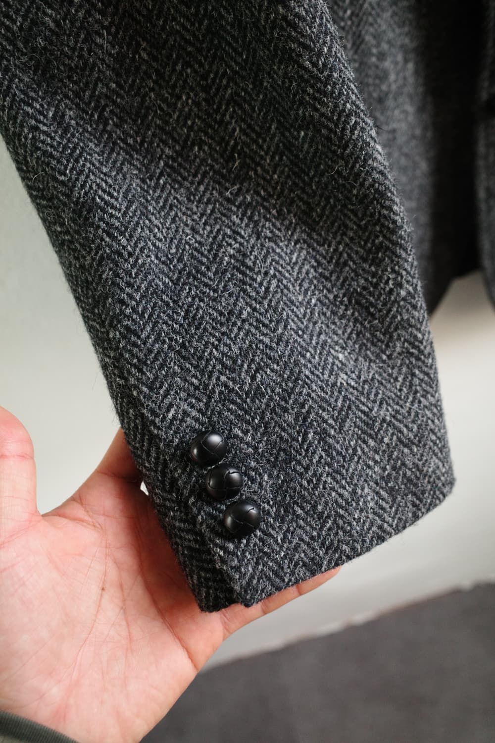 해리스 트위드 투버튼 블레이져 상품이미지4