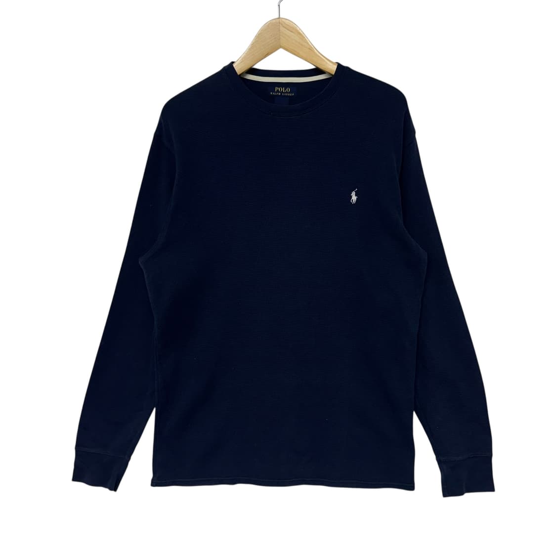 폴로 포니 라운드 와플 긴팔티셔츠 상품이미지1