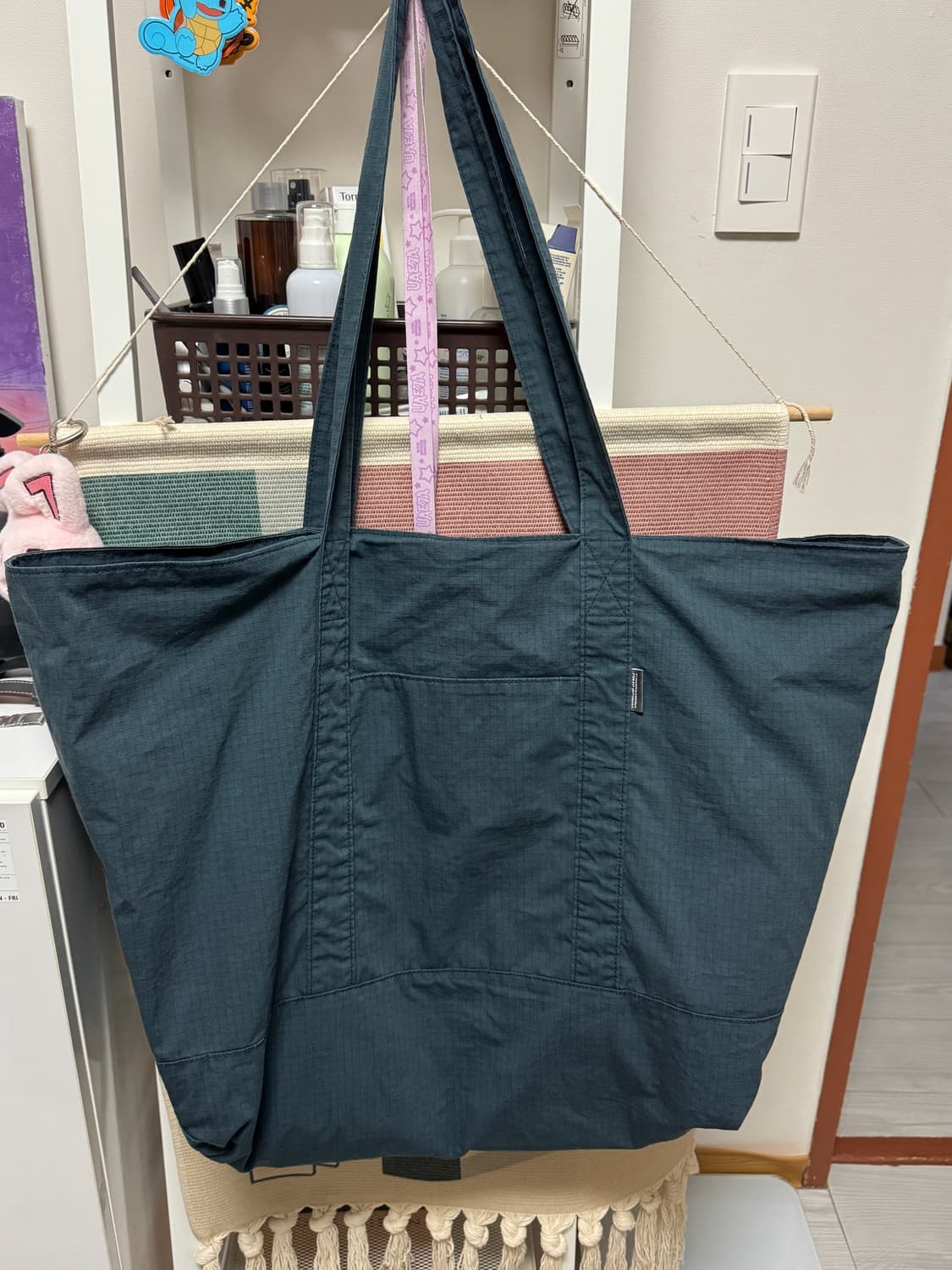 999휴머니티 Av Big Tote Bag - Navy 상품이미지8