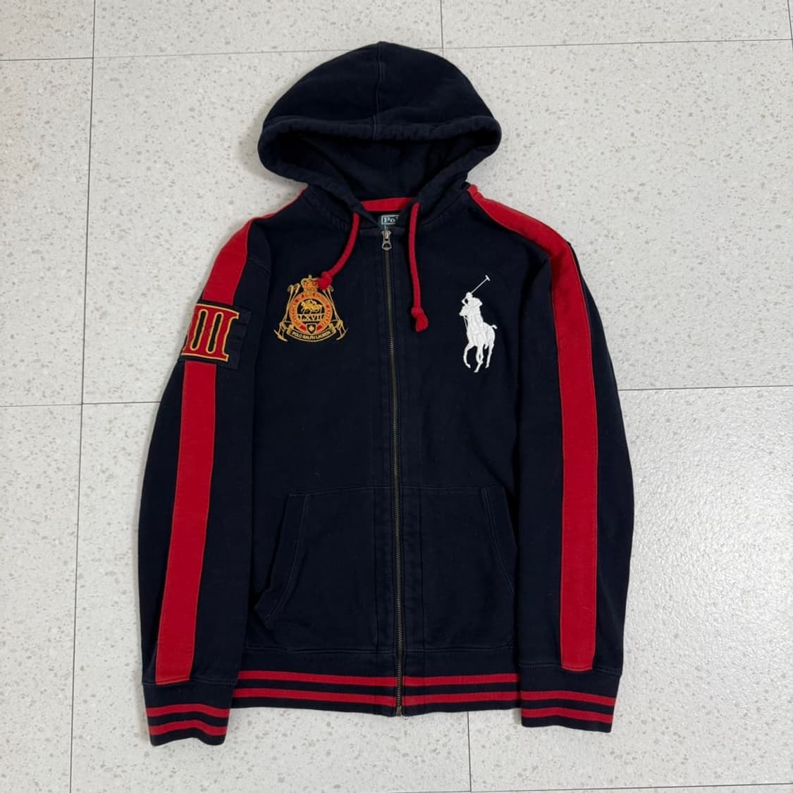 폴로 빅포니 네이비 후드집업 상품이미지7
