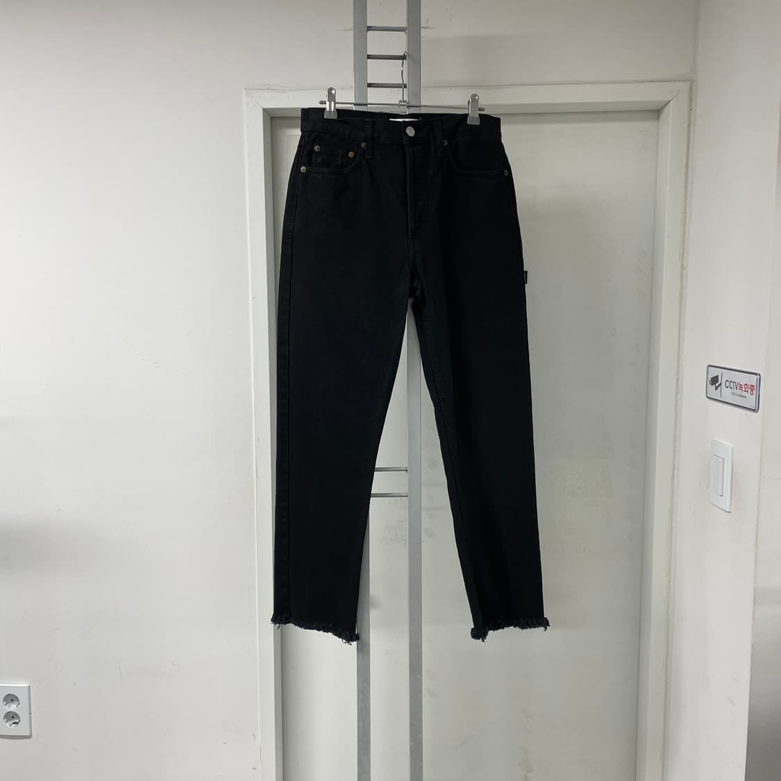 RE/DONE 리던 블랙 데님 팬츠 27(W) 상품이미지6