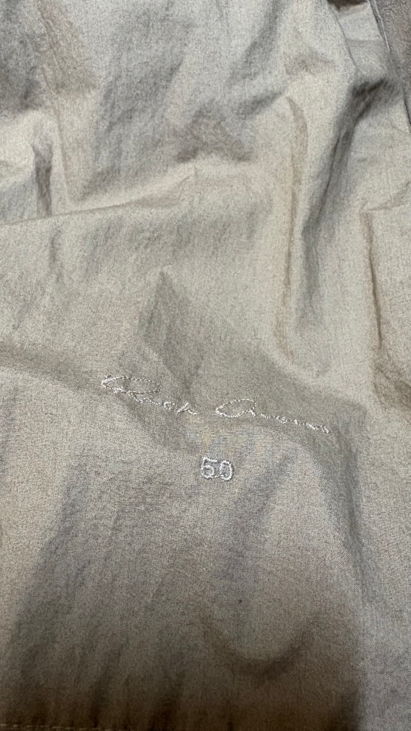 15FW 릭 오웬스 몰리노 레더 자켓 50 사이즈 상품이미지6