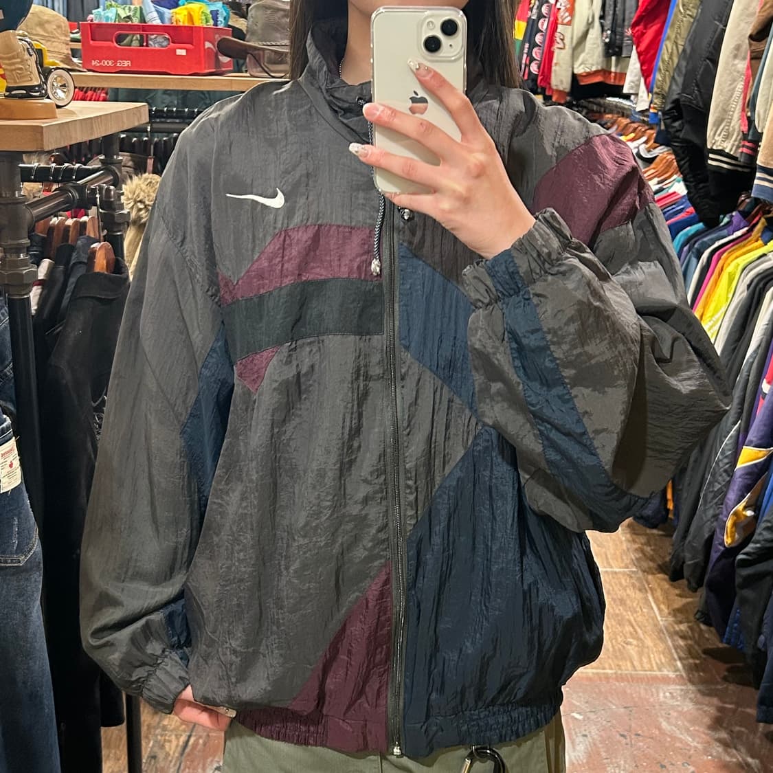 [HI] 나이키 바람막이 차콜 상품이미지1