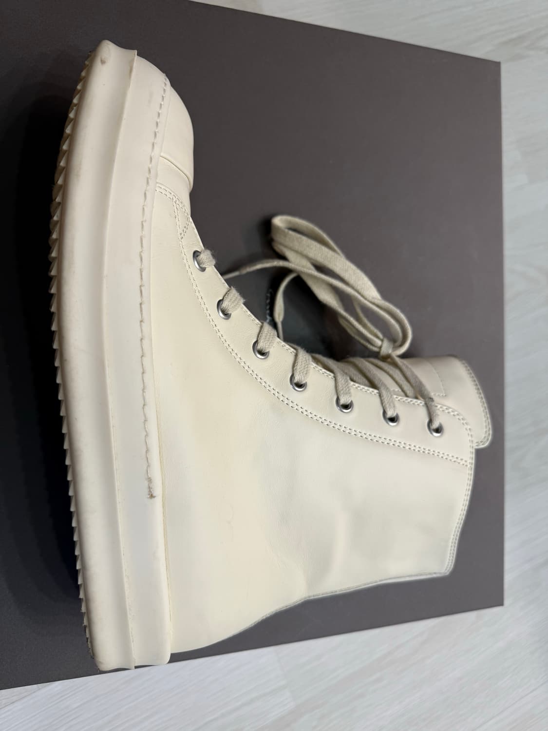 릭오웬스 라몬즈 릭컨 컨버스 밀크 41 상품이미지6