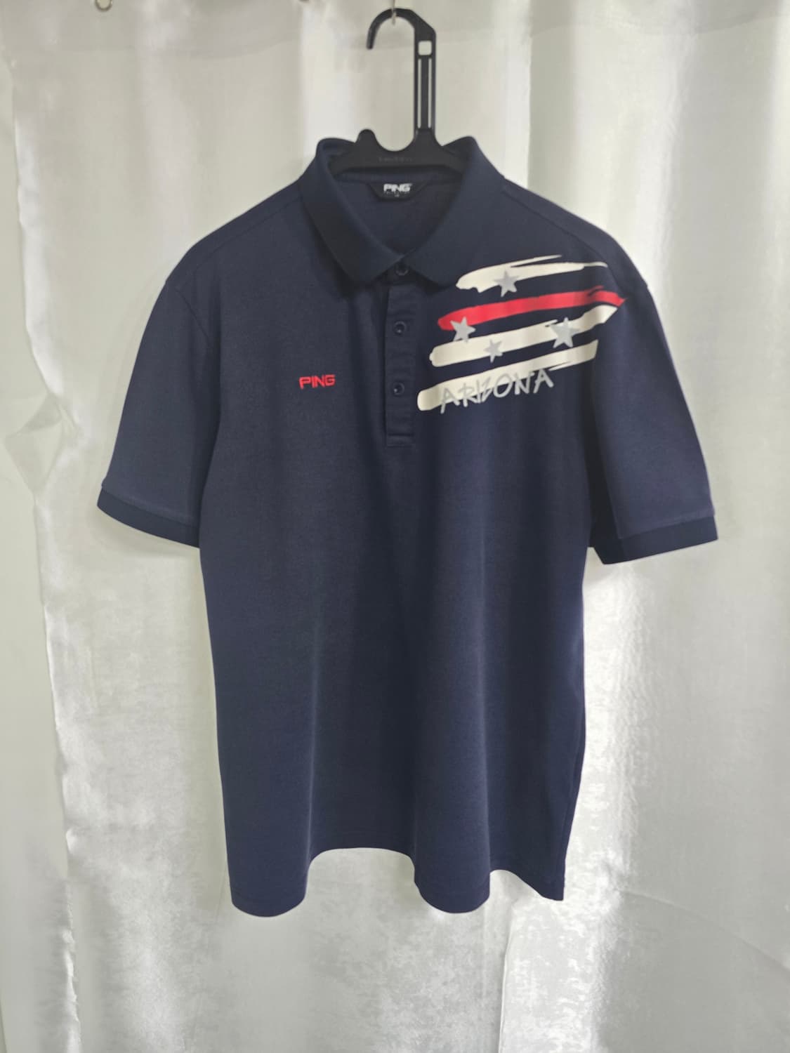 PING 핑 네이비 아리조나 반팔 티셔츠 (1956) 상품이미지1