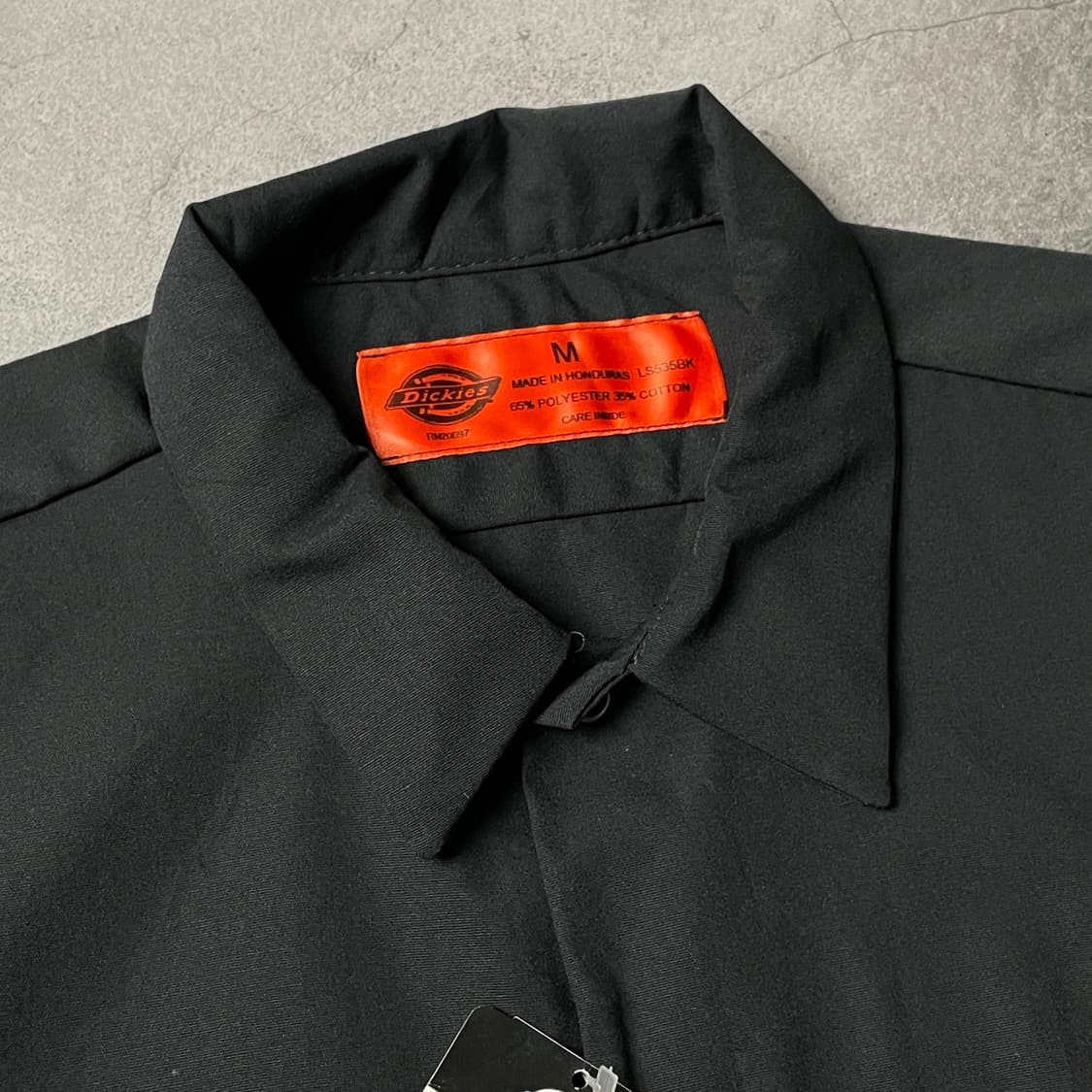 DICKIES 디키즈 데드스탁 블랙 자수 반팔 워크 셔츠 A00991 상품이미지2