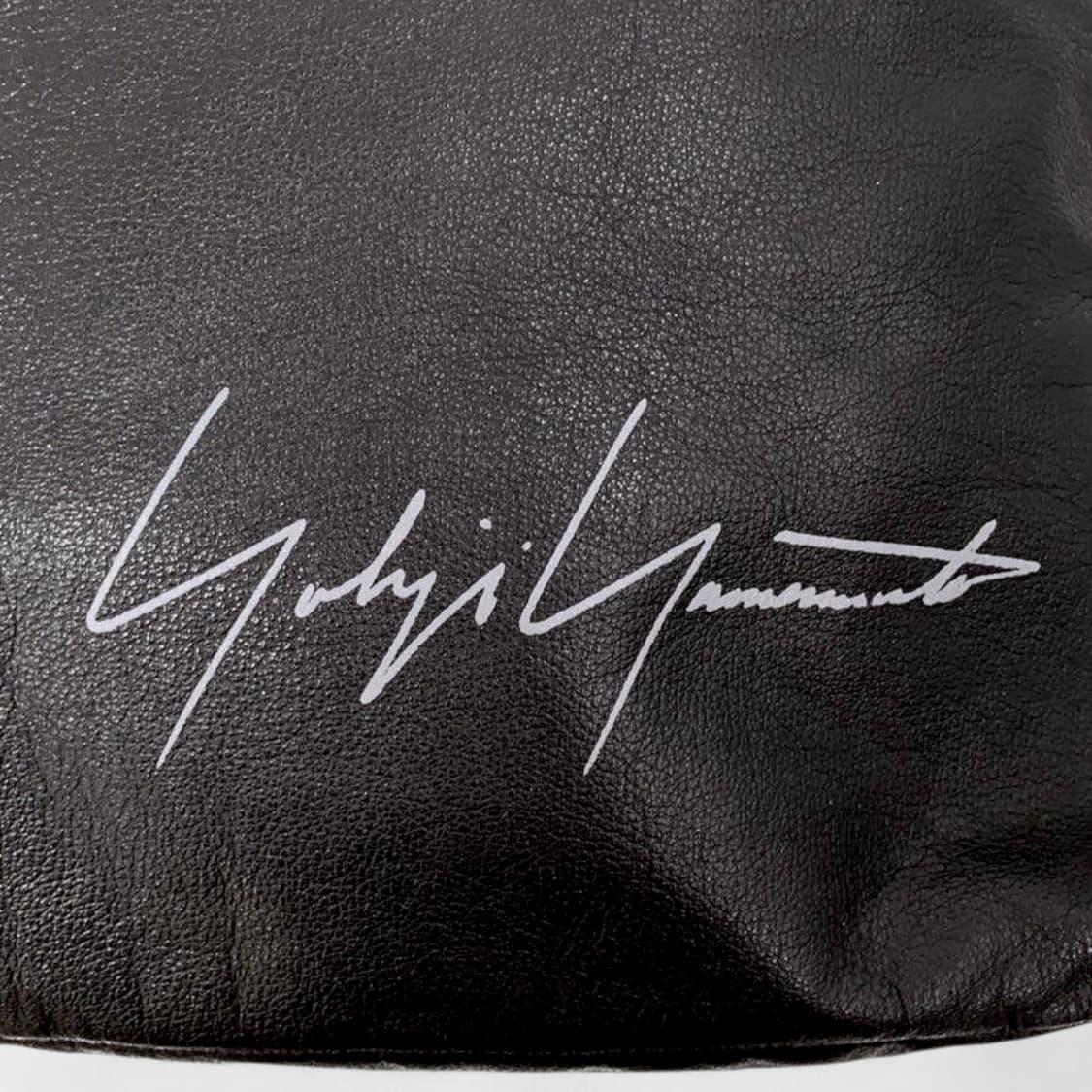 요지 야마모토 카우레더 레터링 토트백 상품이미지5