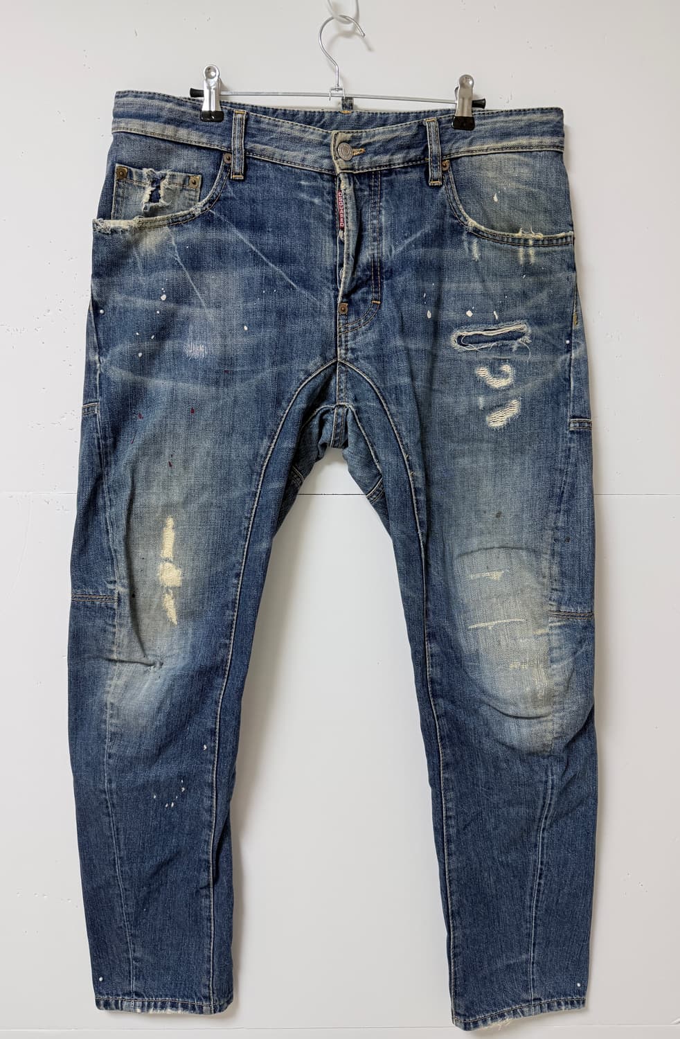 💙 DSQUARED2 디스퀘어드2 DSQUARED2 페인트 워싱 디스트 상품이미지1