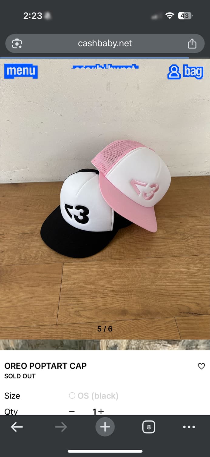 Cashbaby cap사요 상품이미지1