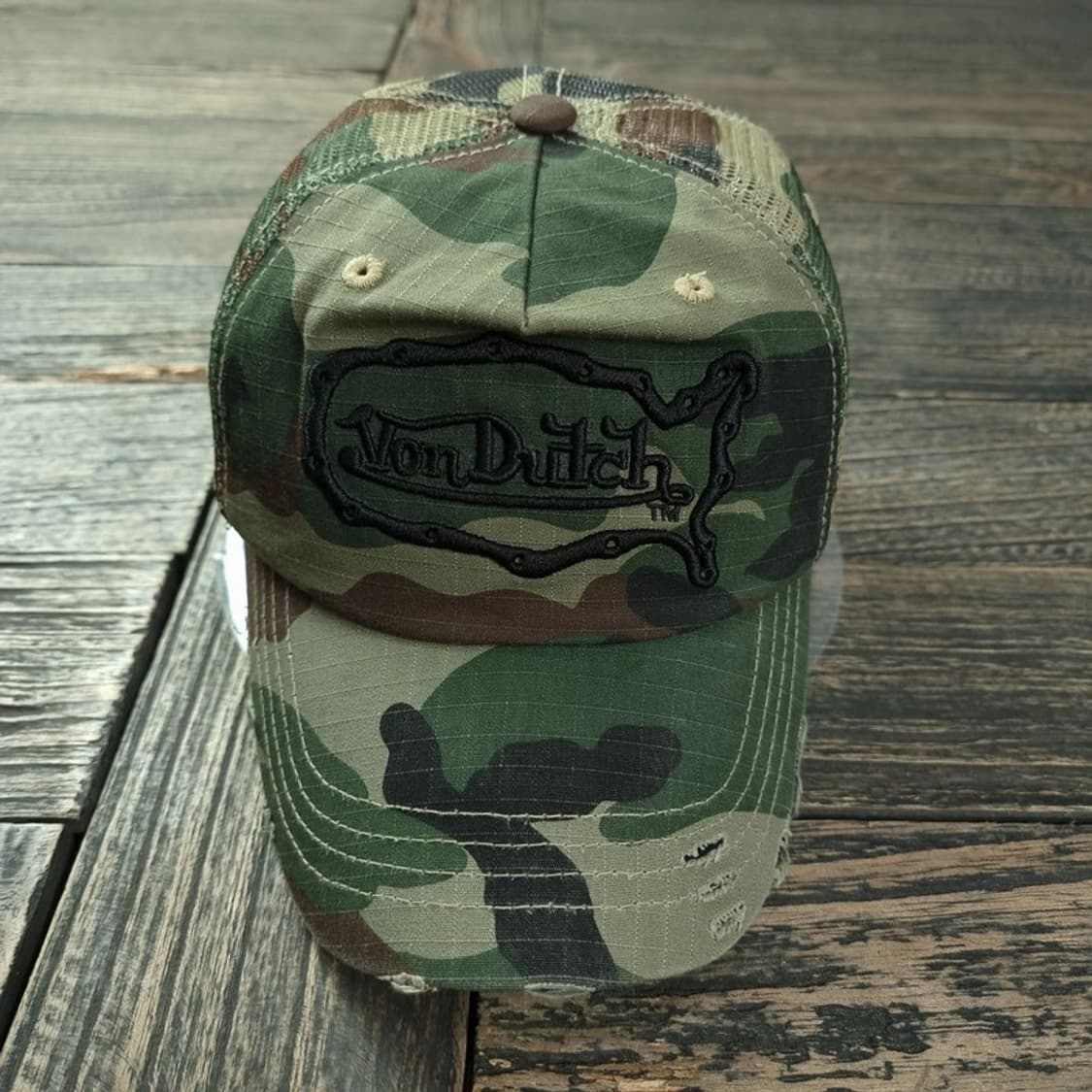 [본더치] 빅로고 카모 트러커캡 메쉬캡 M18258 상품이미지2