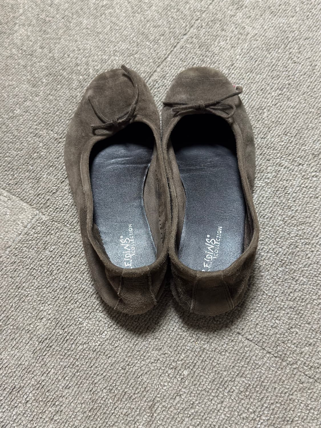 흐꺙 플랫슈즈 36 마론컬러 상품이미지3