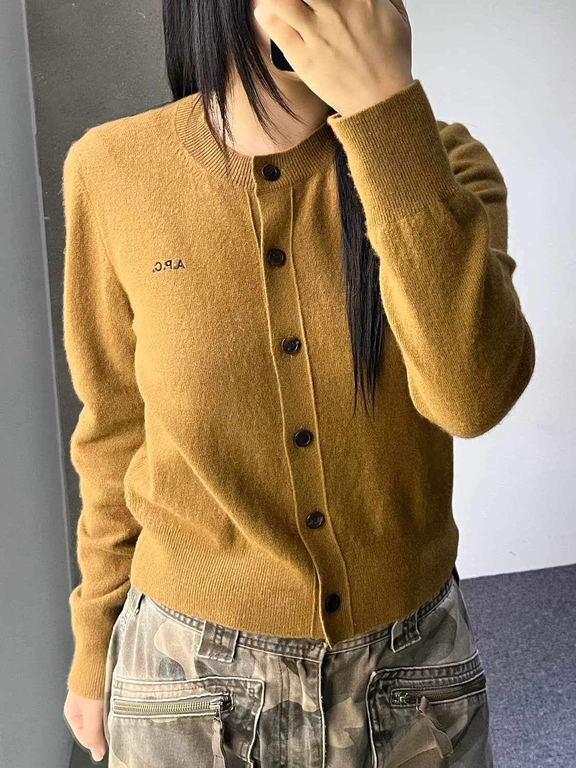 아페쎄 23f/w 캐시미어 지나 가디건 상품이미지3