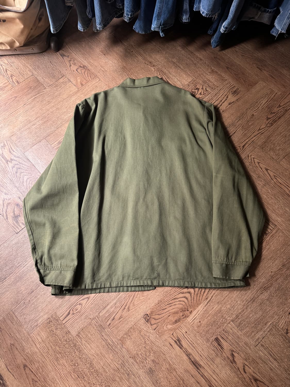 [2XL]빈티지 올리브 그린 프렌치 워크자켓 상품이미지6