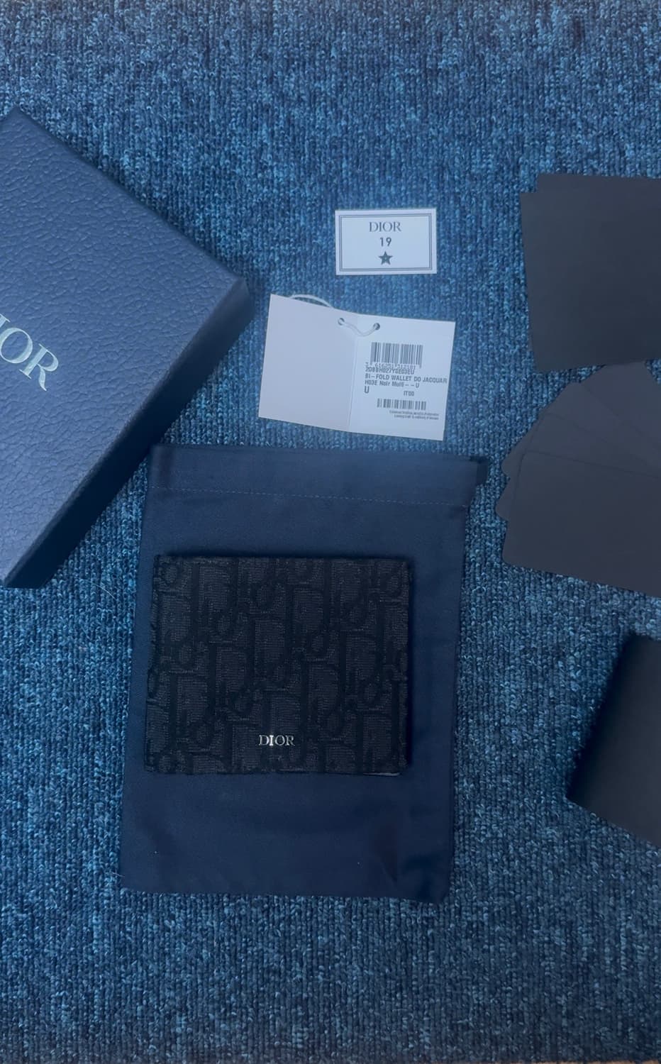 디올 오블리크 반지갑 블랙 상품이미지3