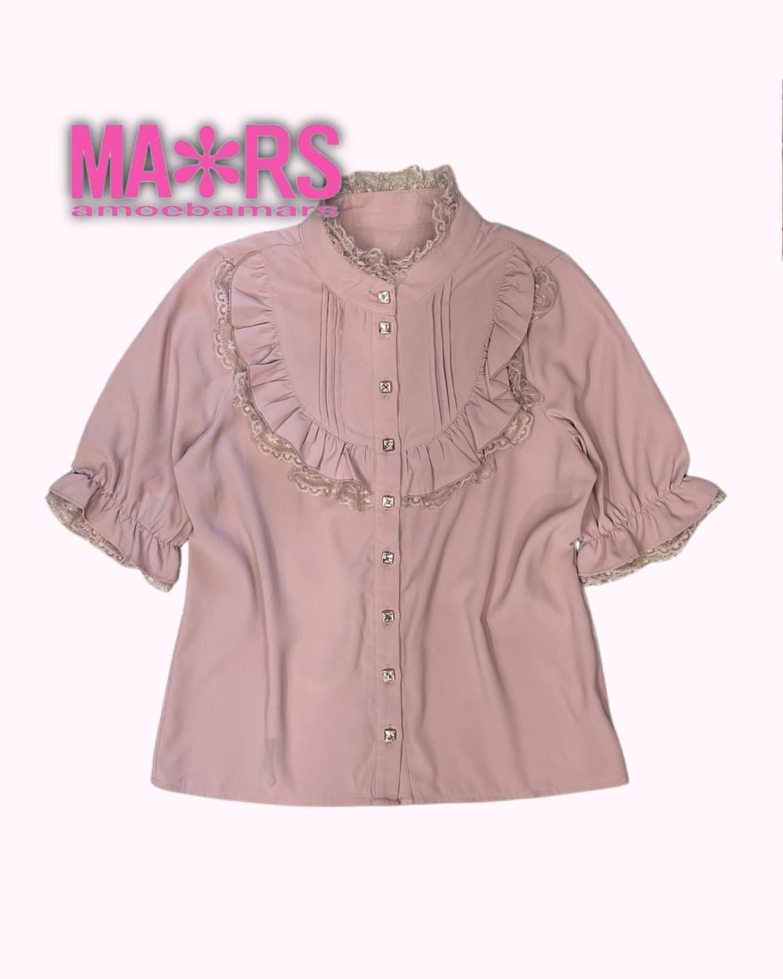 MA*RS pink frill lace blouse 상품이미지1