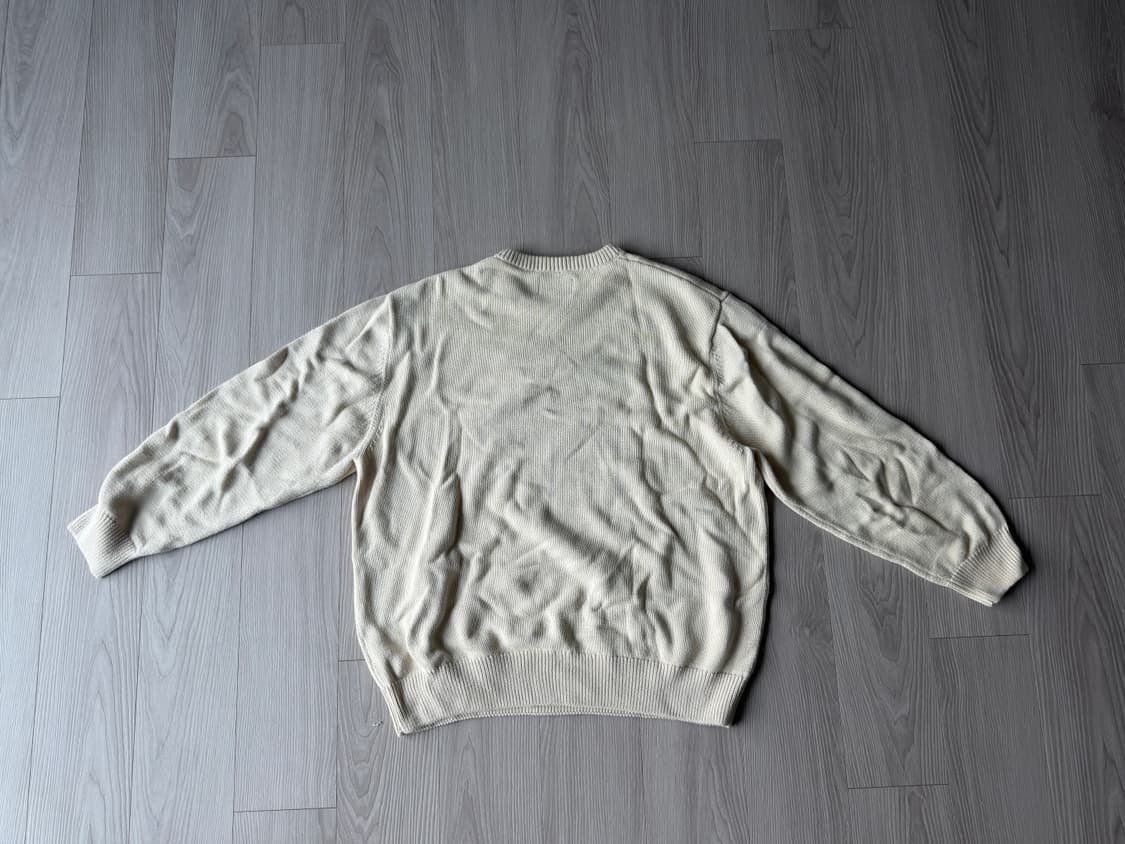 스투시 컬리 S 스웨터 내츄럴 xxl 상품이미지2