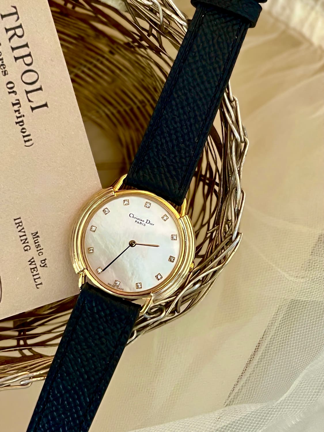 디올 12p스 톤 쉘 다이얼 시계 / 정품감정. 케어 상품이미지3